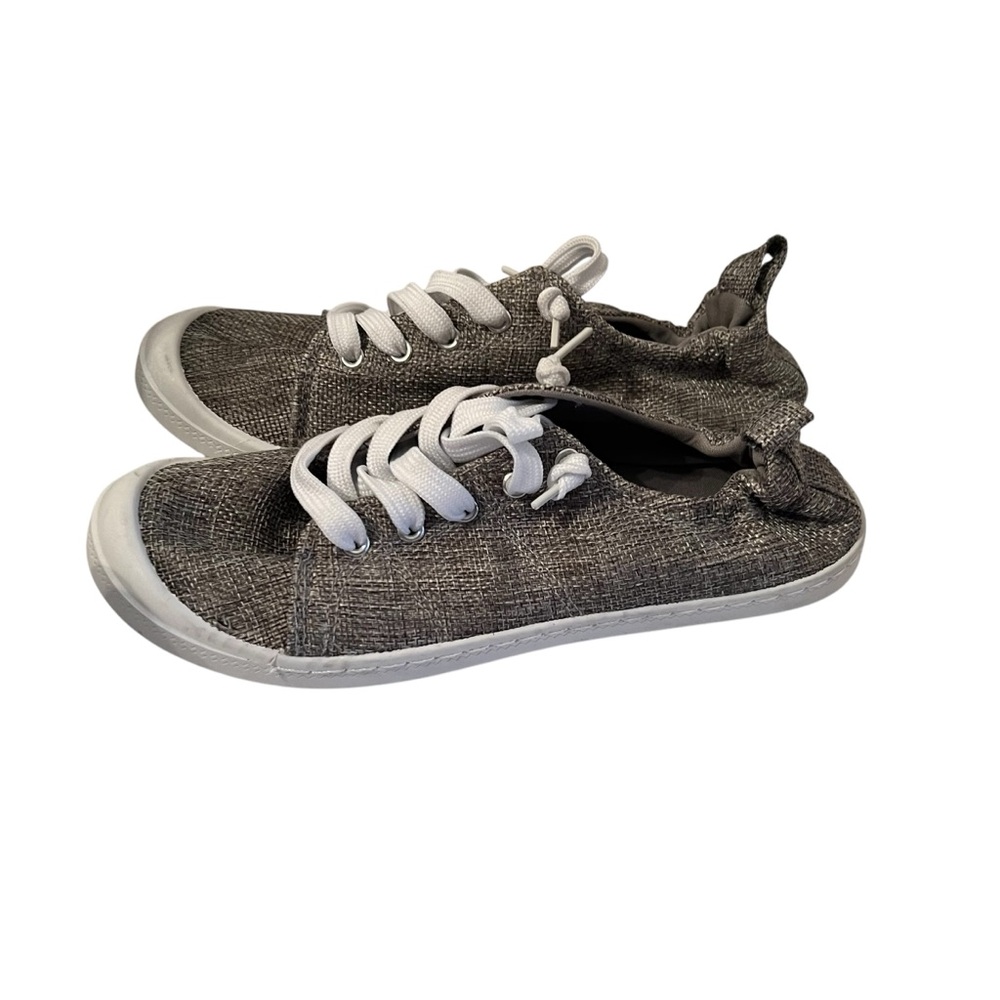 Soulmates Women’s Lace Up Comfort Gray Shoes Size 6 - Picture 5 of 8